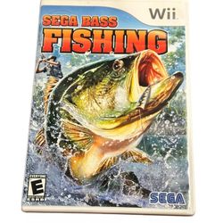 Sega Bass Fishing (Nintendo Wii, 2008) Complete CIB