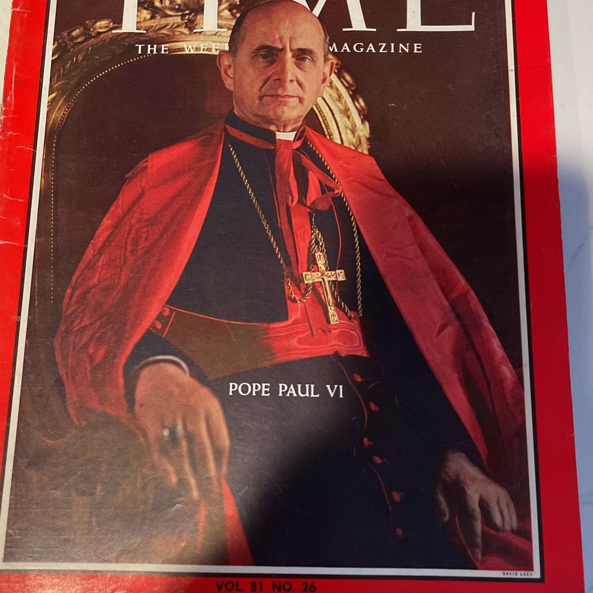 Time Magazine Pope Paul VI
