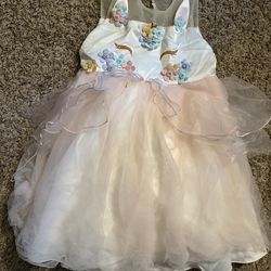 Unicorn dress size 7/8
