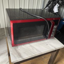 Red Microwave 