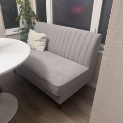 Gray Love Seat