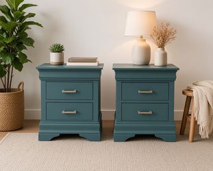 2-Drawer Nightstand Set of 2   ||   BEHR “Color of the Year” Hidden Gem ||