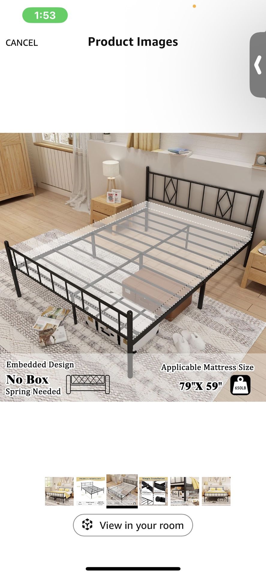 Metal Bed Frame