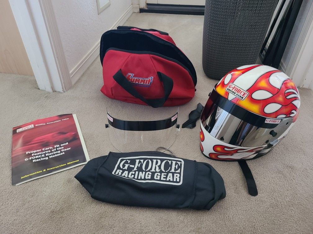 G-Force SFI Racing Helmet And Carrying Case