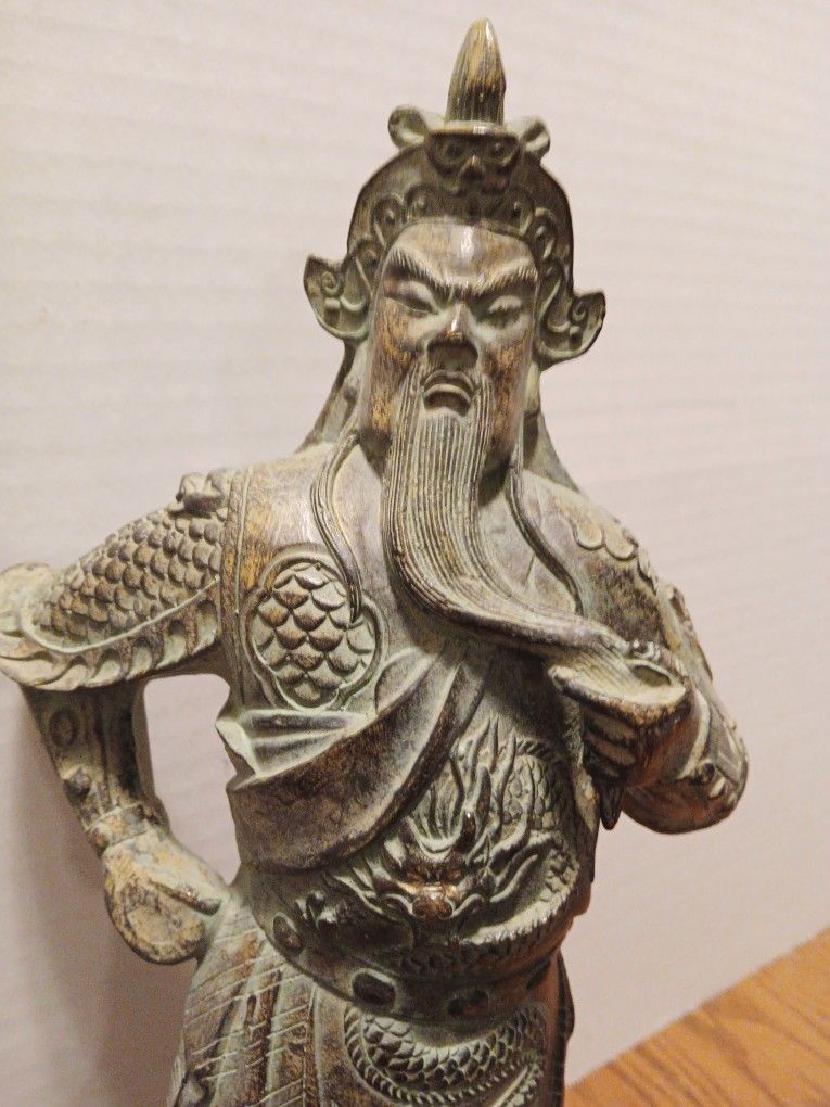GUAN GONG GUAN YU Dynasty Warrior W/ Dragon armor Detailed $55 Firm SOLD For $109.99