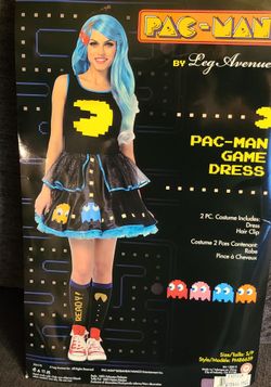 Pac-Man Game Dress Costume by Leg Avenue Size S
