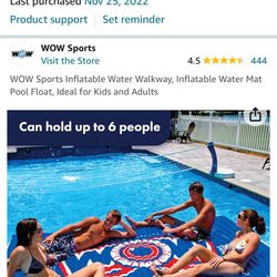 Wow Inflatable Water Mat