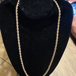 NEW GOLD PLATED TONE TORSAL CHAIN PERFECTO CONDITION NUEVA CADENA TORSAL FIRM PRICE 