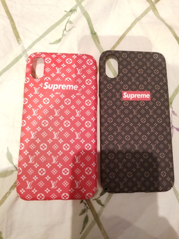 Iphone x cases lv supreme for Sale in Los Angeles, CA - OfferUp