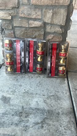 Brass Entry Lock Set – Lot of 3