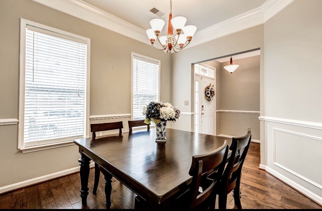 Moving!!! Must move by 3/1; beautiful, solid wood table + chairs