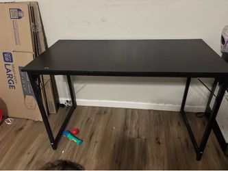 Black desk
