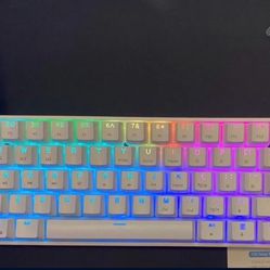 White RGB Gaming Keyboard