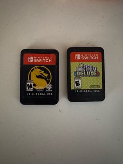 Nintendo Switch Games - Super Mario Bros. U Deluxe and Mortal Kombat