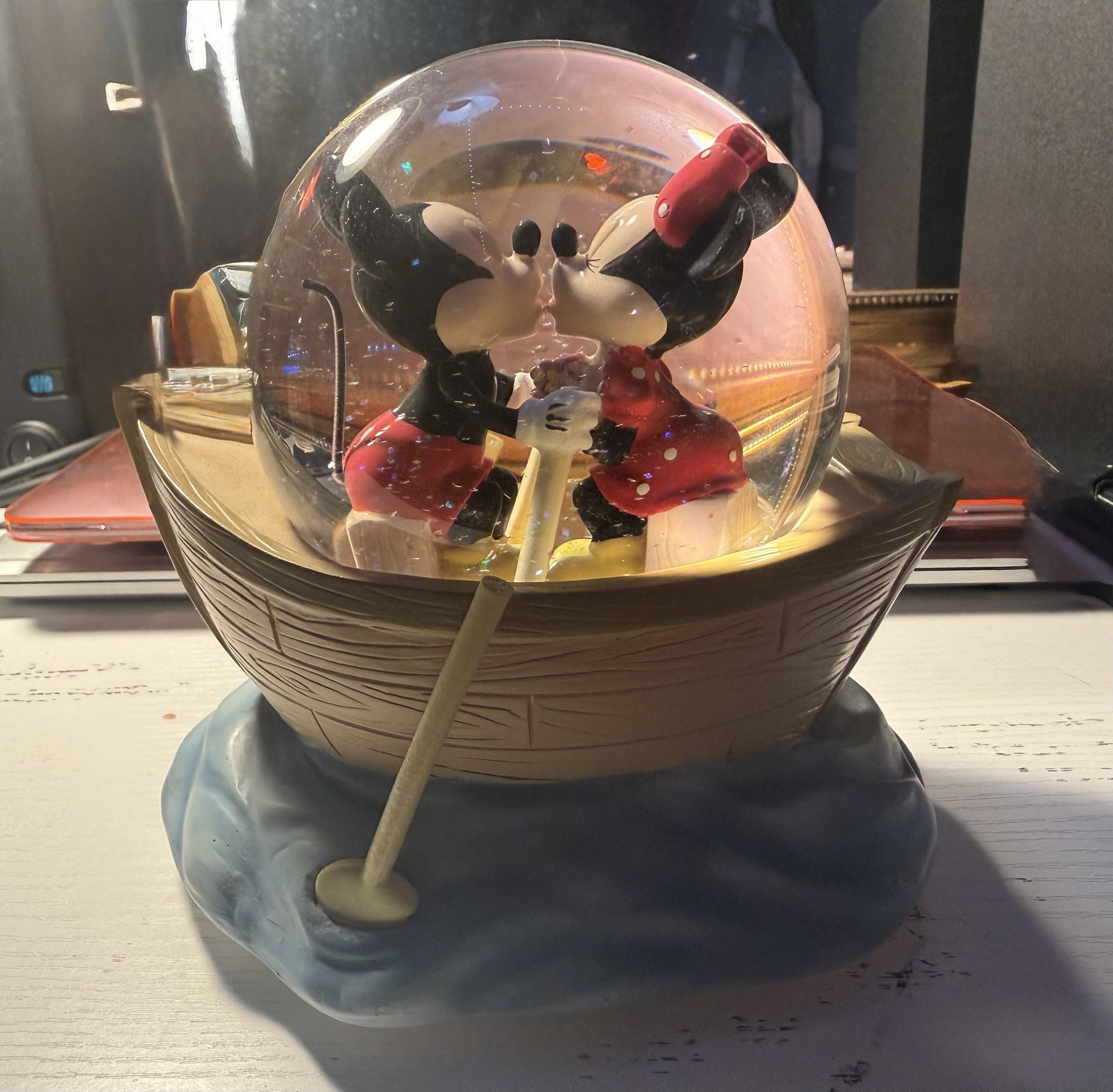 Mickey And Minnie Snow Globe