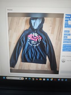 New sweatshirt junior Large size for sale.