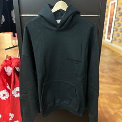 black essentials hoodie 