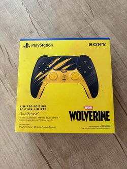 Sony DualSense Wireless Controller for PlayStation 5 Marvels Wolverine Limited Edition
