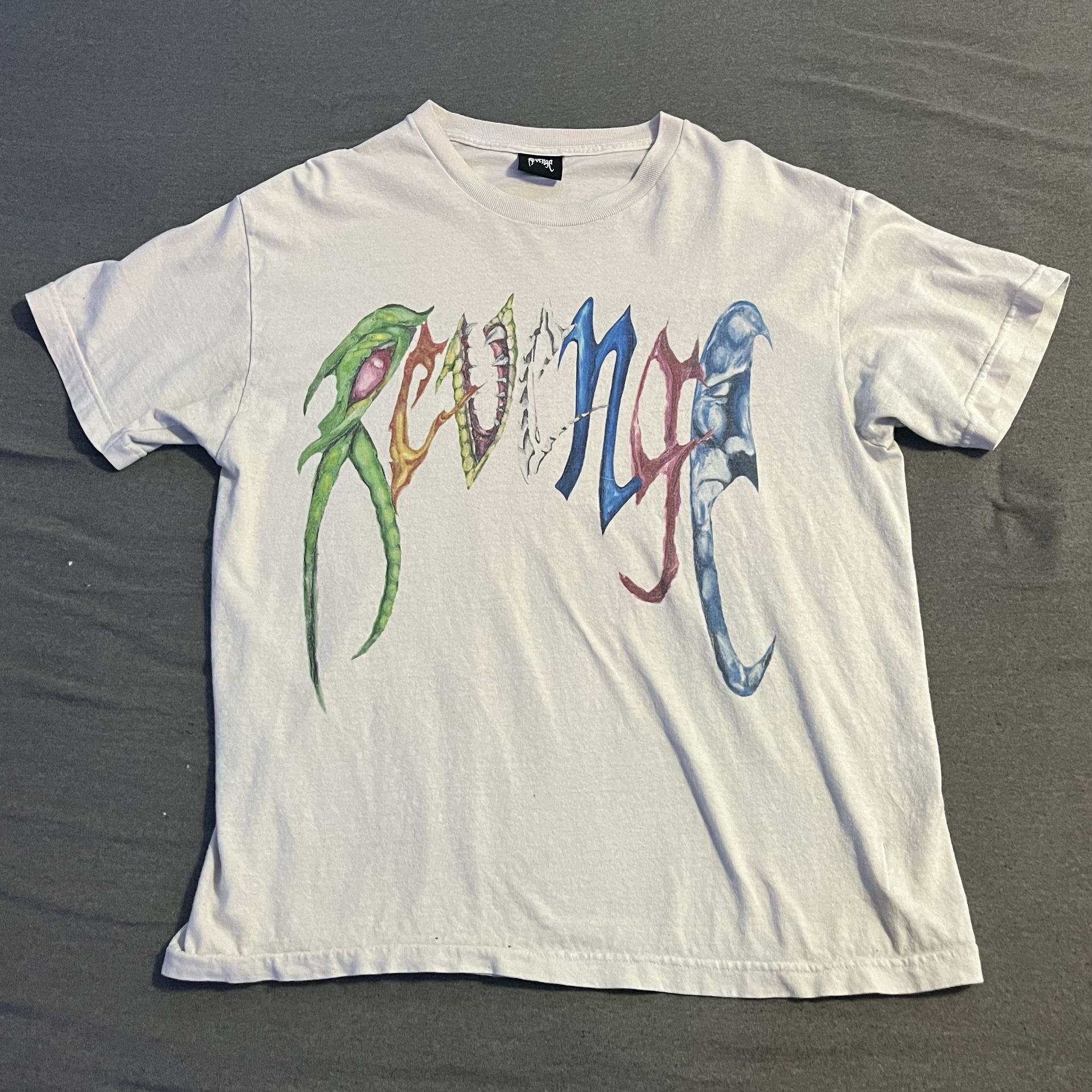 Revenge x Trippie Redd Trip At Knight Arch Logo Tee Size Large