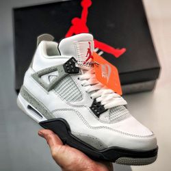 Jordan 4 White Cement 82