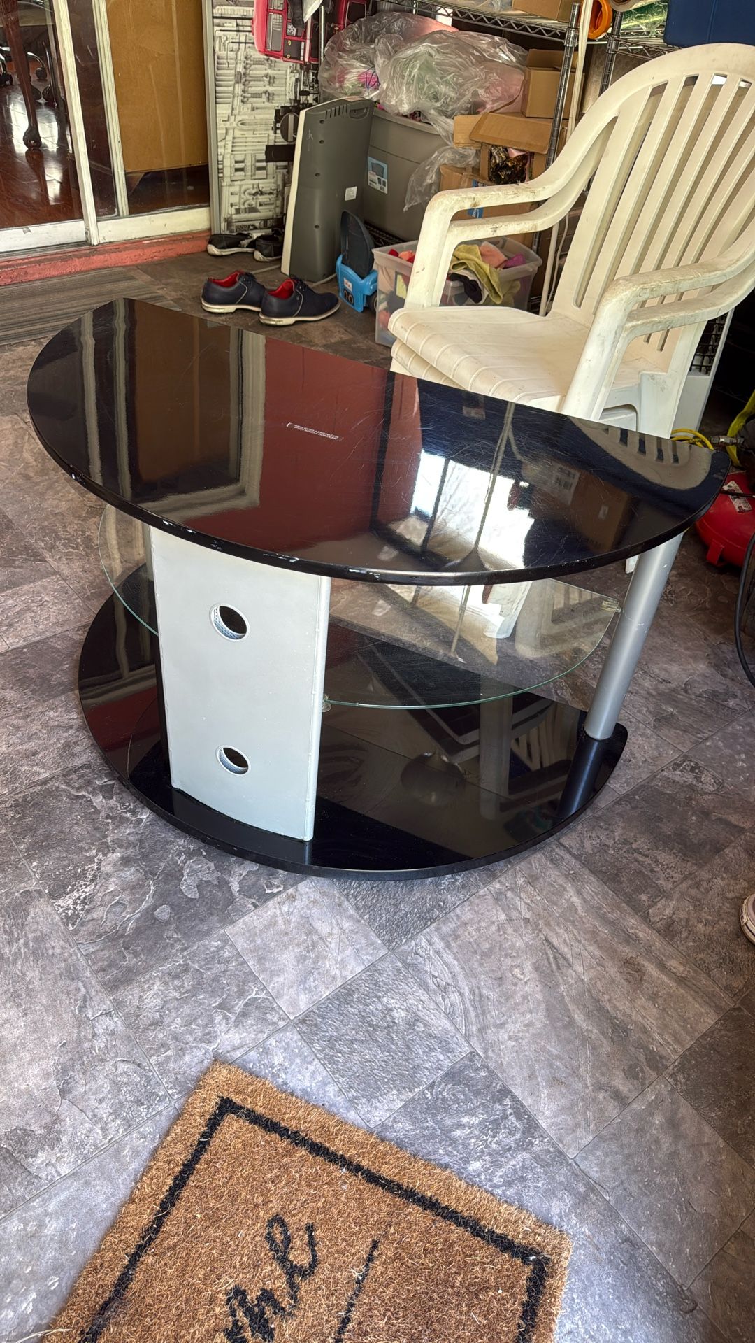 Modern Glass TV Stand
