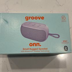 New onn. Small Rugged Speaker with Bluetooth Wireless Technology, Purple