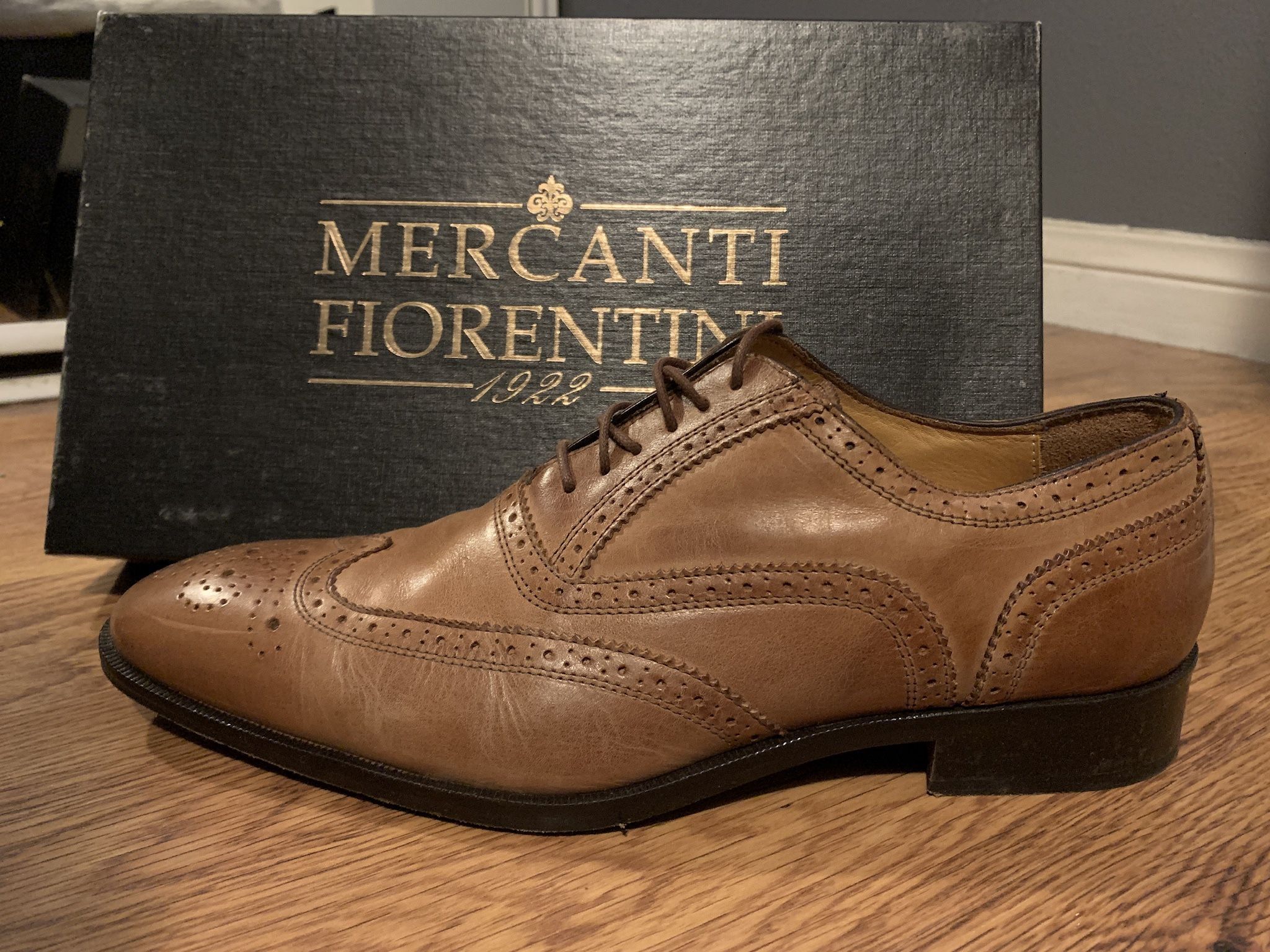 9 - Men’s Dress Shoes - Mercantile Fiorentini - Brown