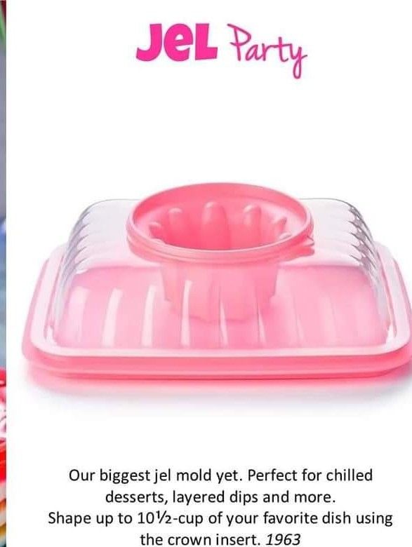 New Tupperware Special Edition 10 1/2 C Gel Party Mold