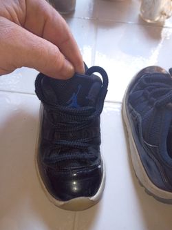 Air Jordan 11 Black High-Top Sneakers