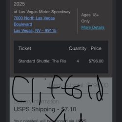 Selling 2x Rio Standard Shuttle Passes 