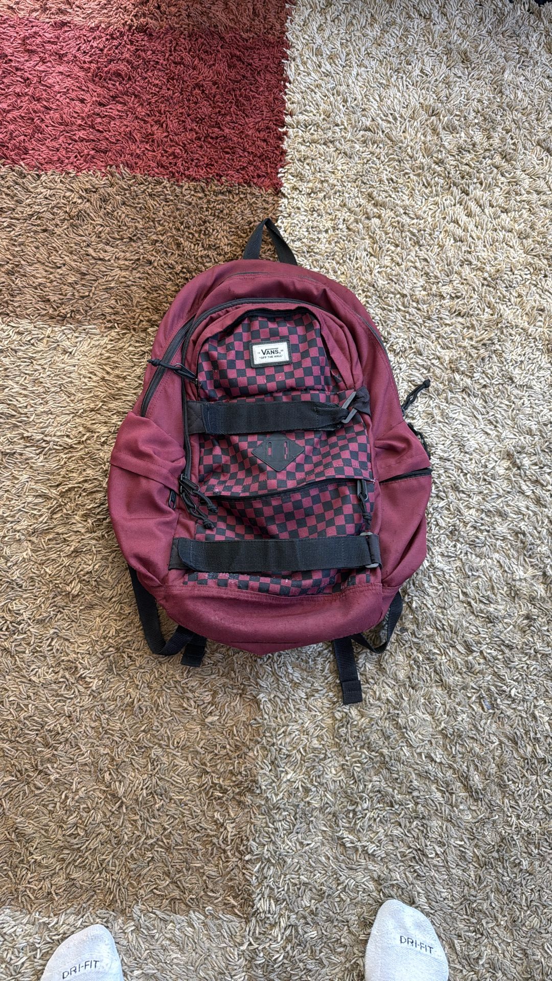 Vans Maroon Backpack