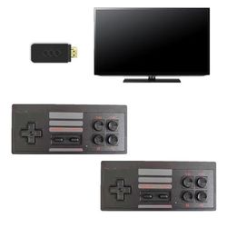 Extreme Mini Retro Game Box with 2 Wireless Controllers, Plug and Play TV Gaming System, Nostalgia Gift for Family Game Night, Ideal for Teens and Adu