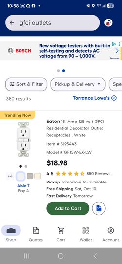 GFCI OUTLETS