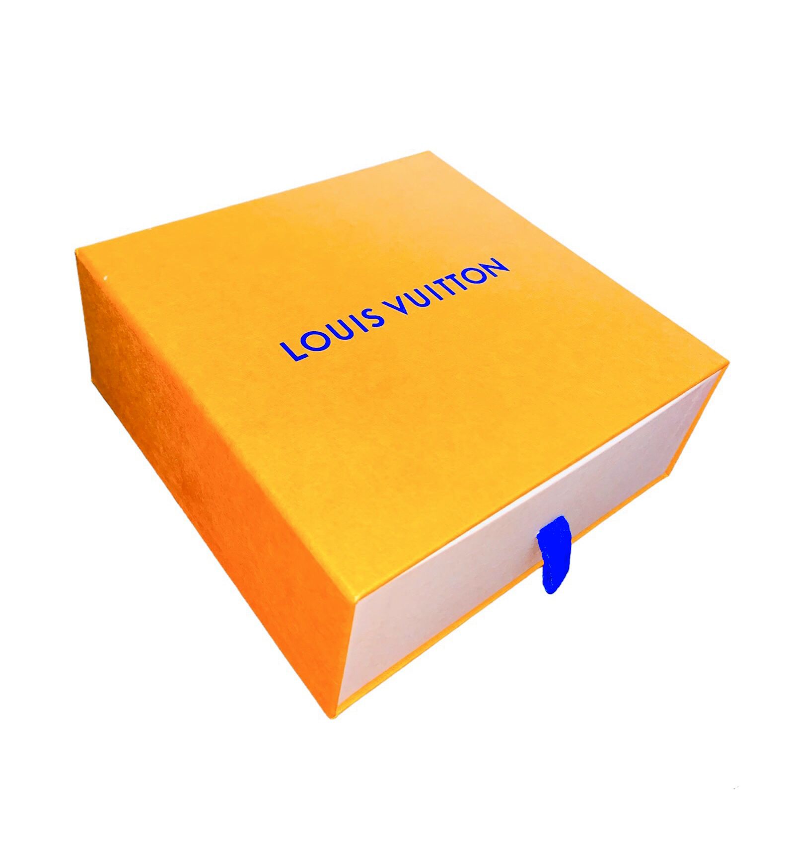 Authentic Louis Vuitton Empty Orange Box Pull Drawer Gift Box