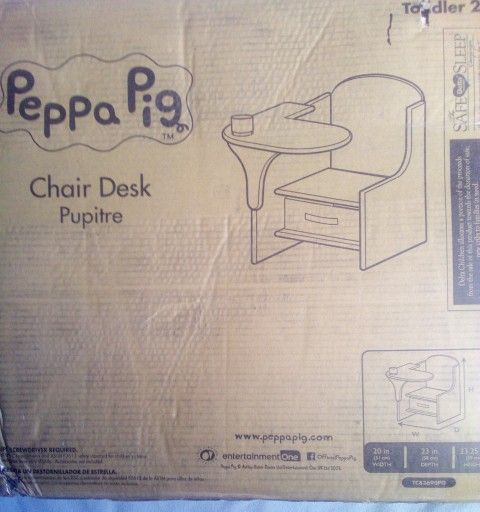 Peppa Pig Chair Desk