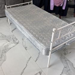 twin Bed With Frame Perfect For A Toddler