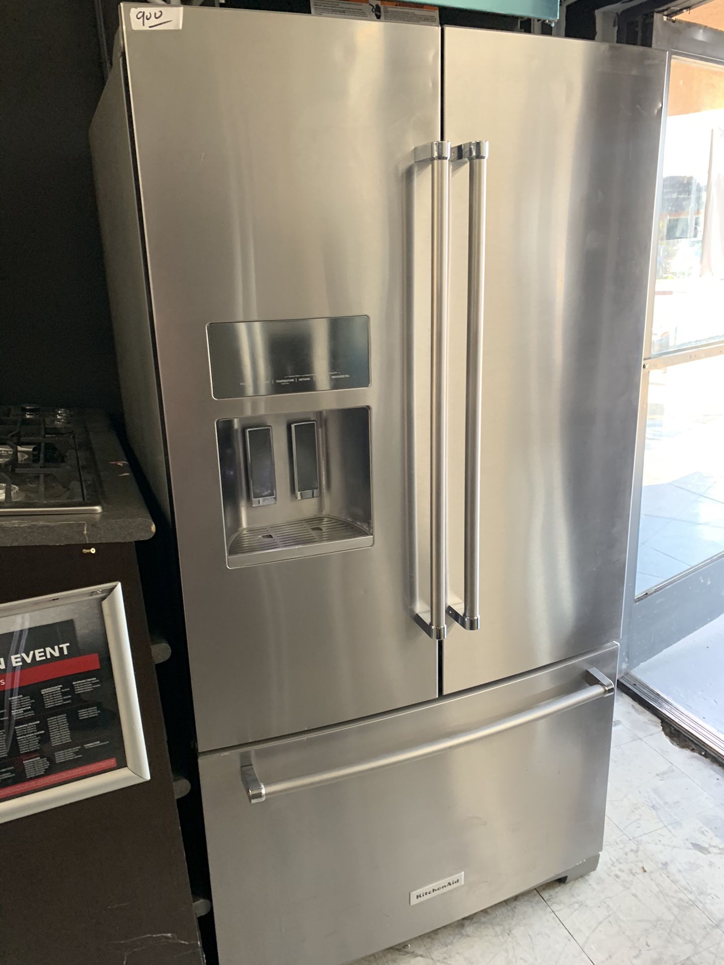 Kitchen aid French door in stainless steel