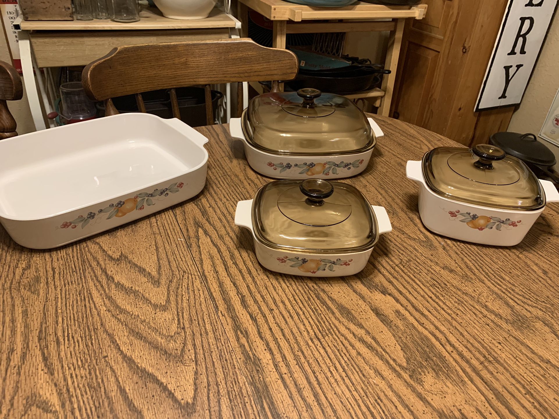 Vintage Corning Ware Cookware 