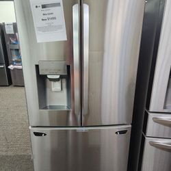LG 28CF REFRIGERATOR 1499! 0 DOWN 0% FINANCING! 1 YR WARRANTY! 48HR DELIVERY!