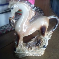 Vintage Horse Statue Made In Brazil