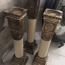 3 Candle Holders