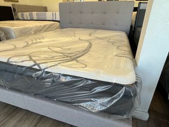 New Comfortable 12” inch Full Size Hybrid Comfort Plus Mattress ⭐️ $0 Down Financing Available ⭐️ Same Day Delivery 🚚 ⭐️