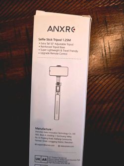 ANXRE Selfie Stick Tripod 1.25M