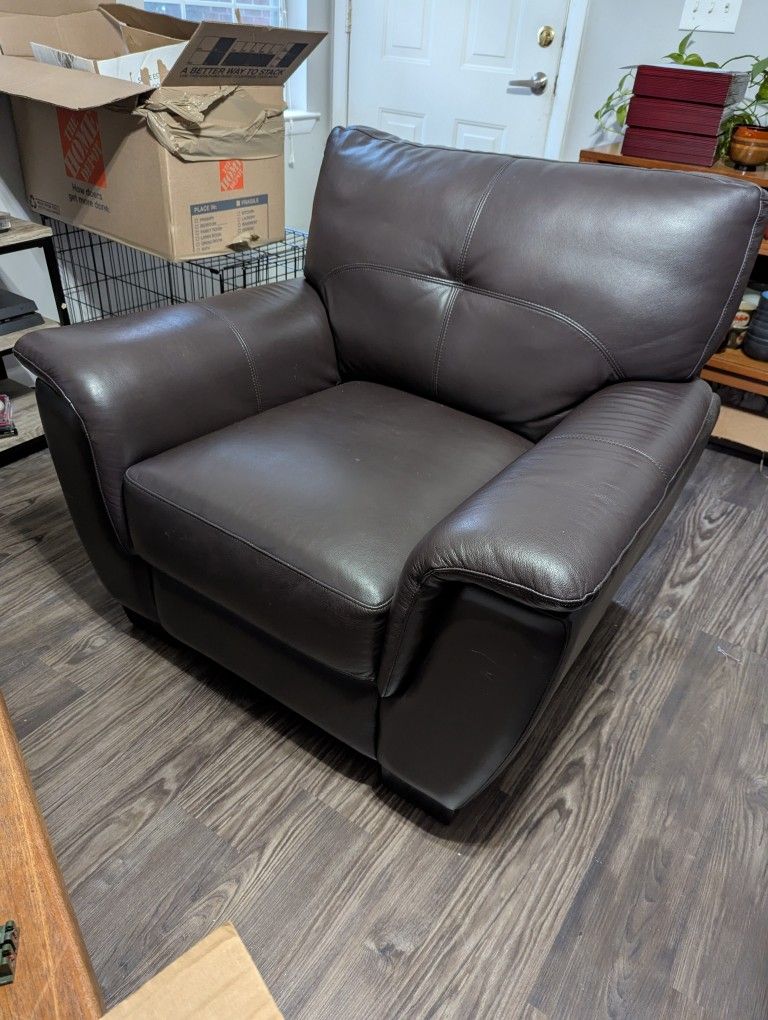 Leather 3 Piece Couch Set