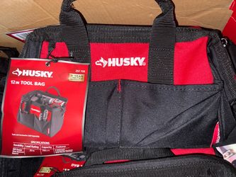 Husky 12 in 4 Pocket Zippered Tool Bag
