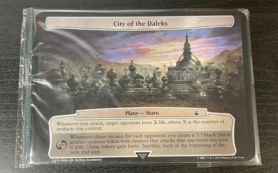 Magic The Gathering Doctor Who Planechase MTG