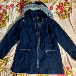 Metaphor Navy Blue Women’s Winter Jacket (Good Condition)