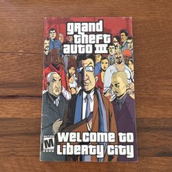 PS2 Grand Theft Auto 3 Manual Only