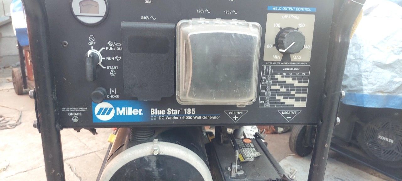 Miller Bluestar 185 Generator Welder