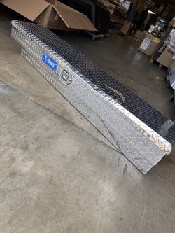 UWS TBSM-60 60" Bright Aluminum Side Mount Truck Tool Box Diamond Tread